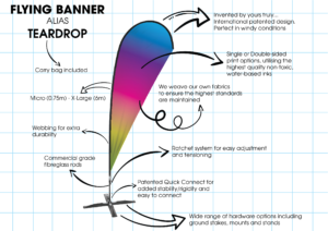 Teardrop Banner
