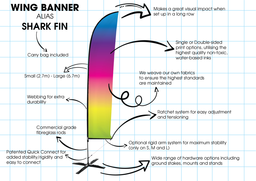 Shark Fin Banner